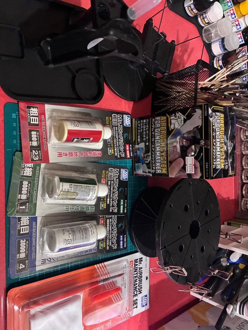 プラモデル引退　エアブラシ付き