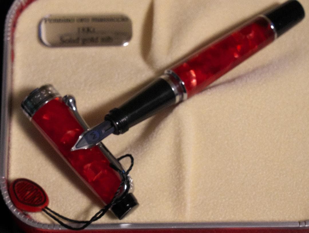 AURORA 限定万年筆 AUREA MINIMA FUOCO 18K 字幅M