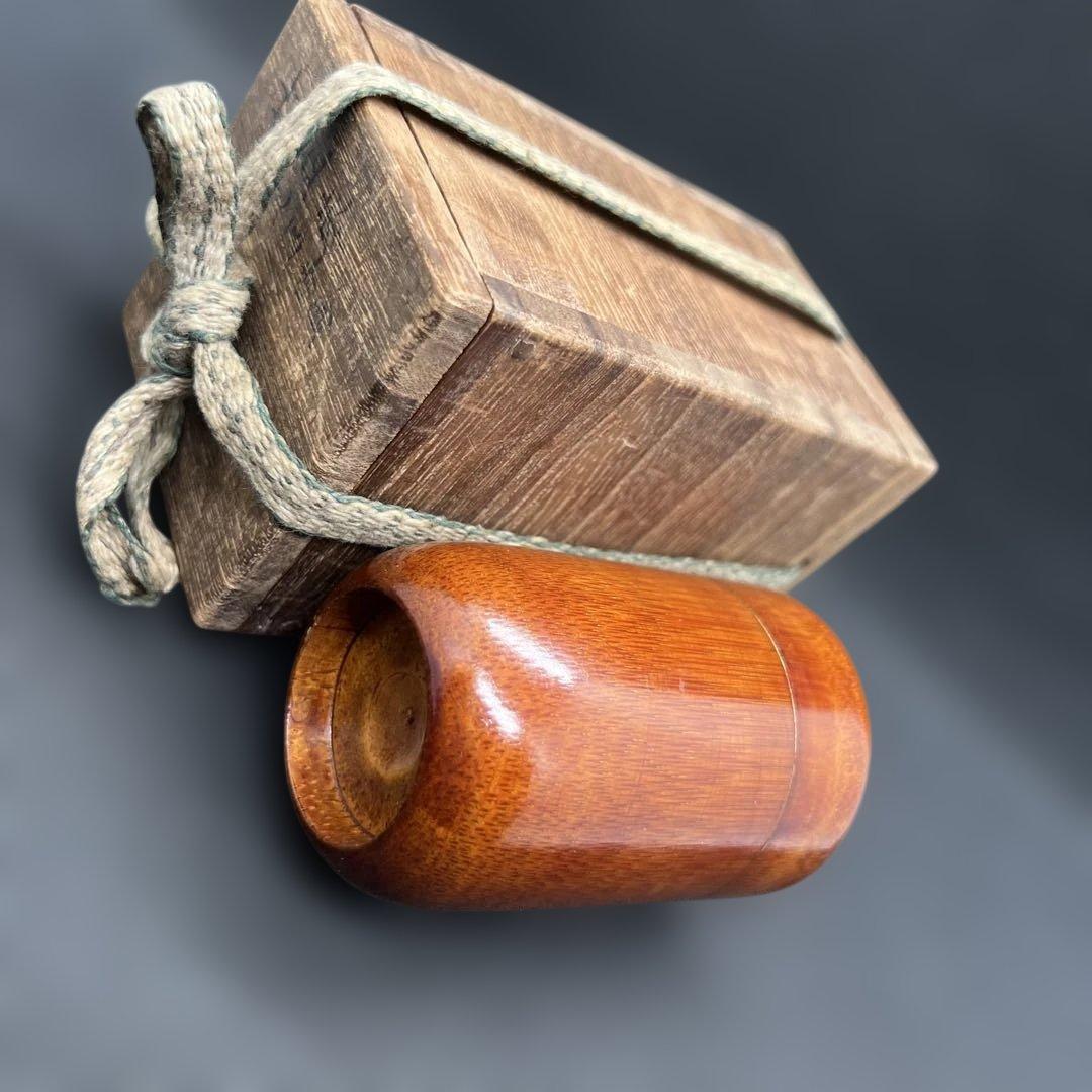 蒔絵　竹立棗　見返時鳥　金彩　漆工芸　共箱　茶道具　伝統工芸