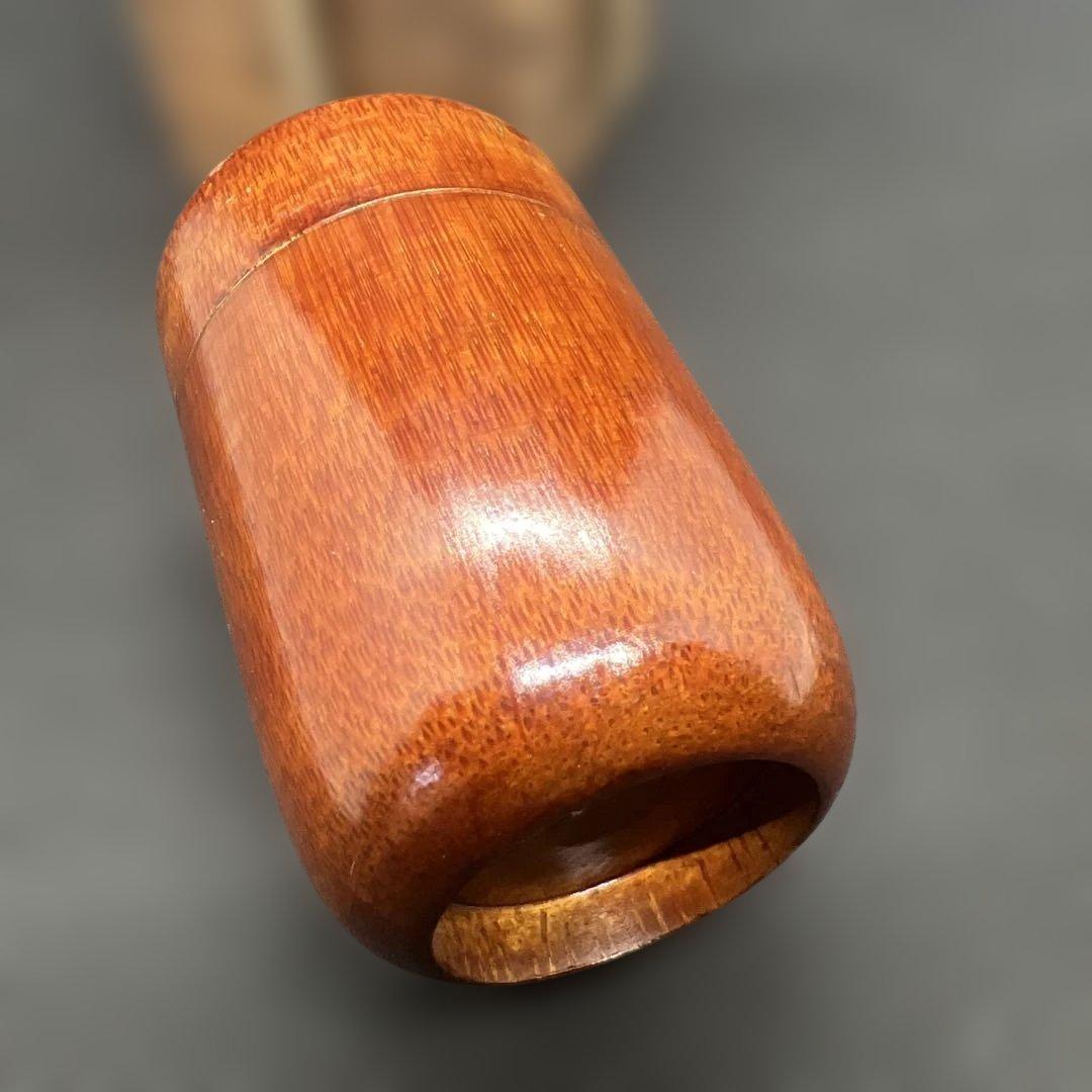 蒔絵　竹立棗　見返時鳥　金彩　漆工芸　共箱　茶道具　伝統工芸