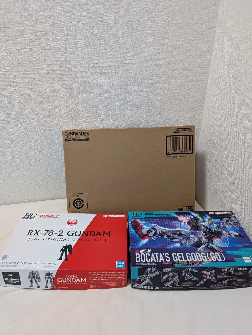 GUNDAM FIX FIGURATION 、 ガンダムJALカラーおまけ付き