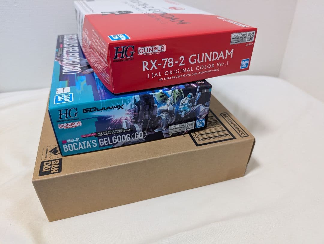 GUNDAM FIX FIGURATION 、 ガンダムJALカラーおまけ付き