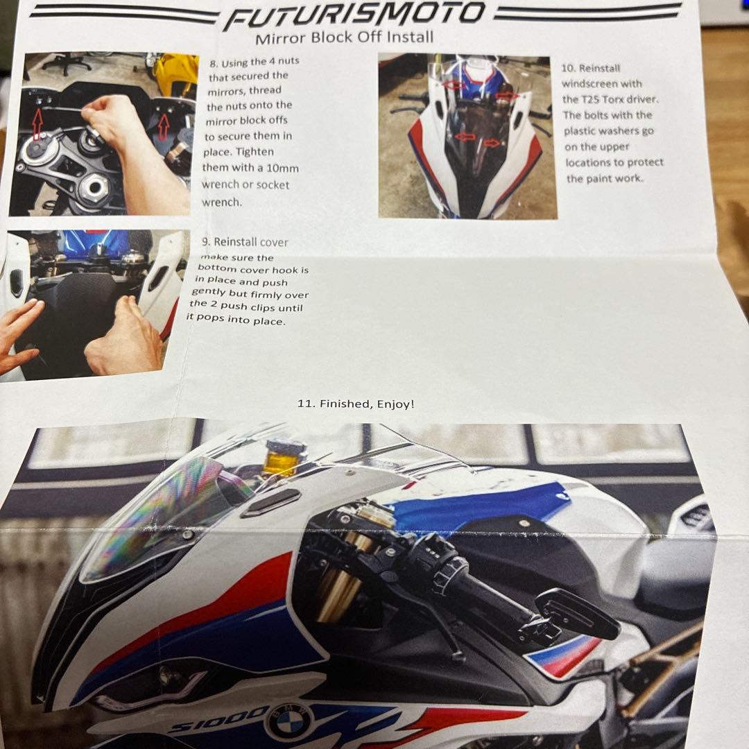 パーツ BMW FuturisMoto MIRROR BLOCK OFF