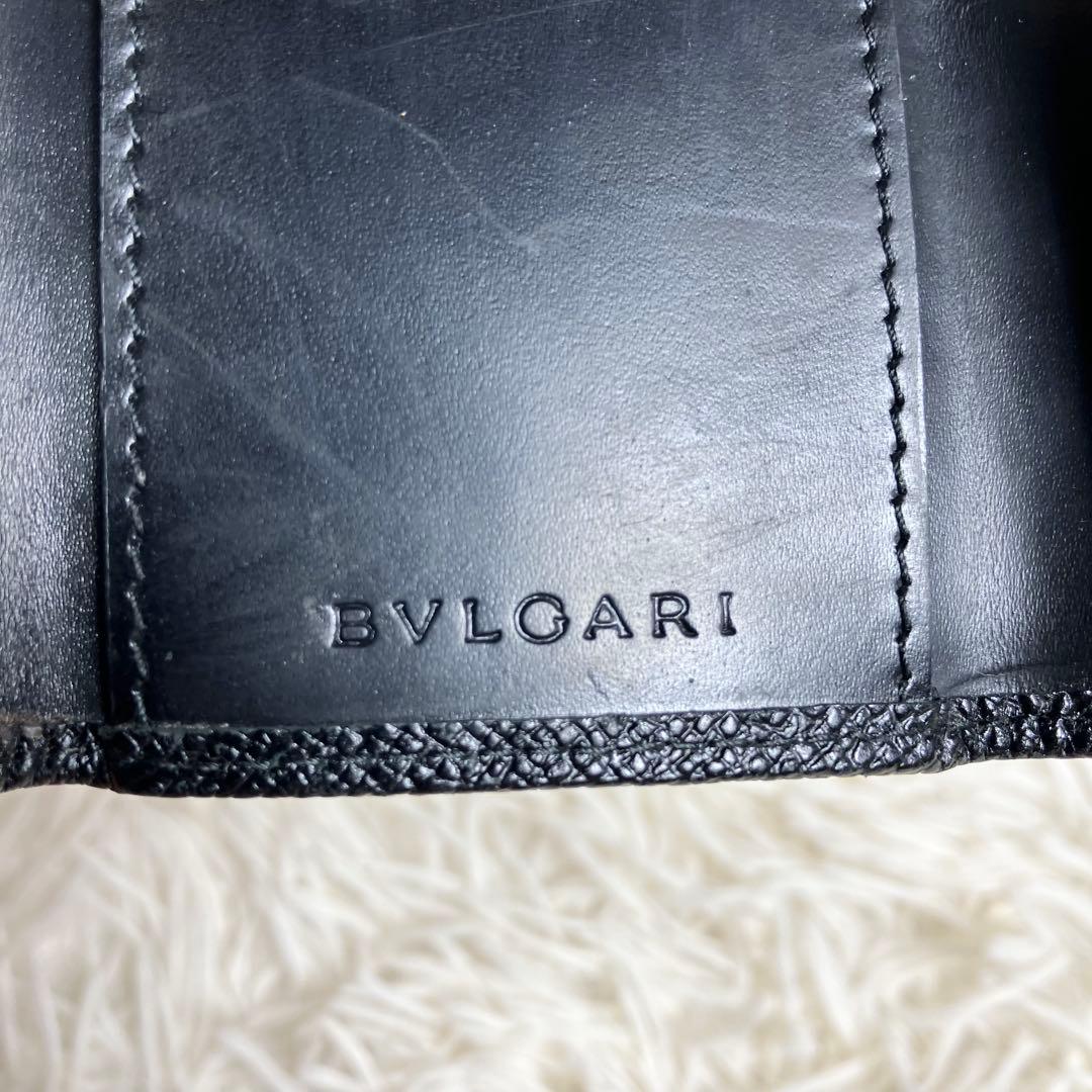 【良品】ブルガリ 6連キーケース ビーゼロワン レザーブラック