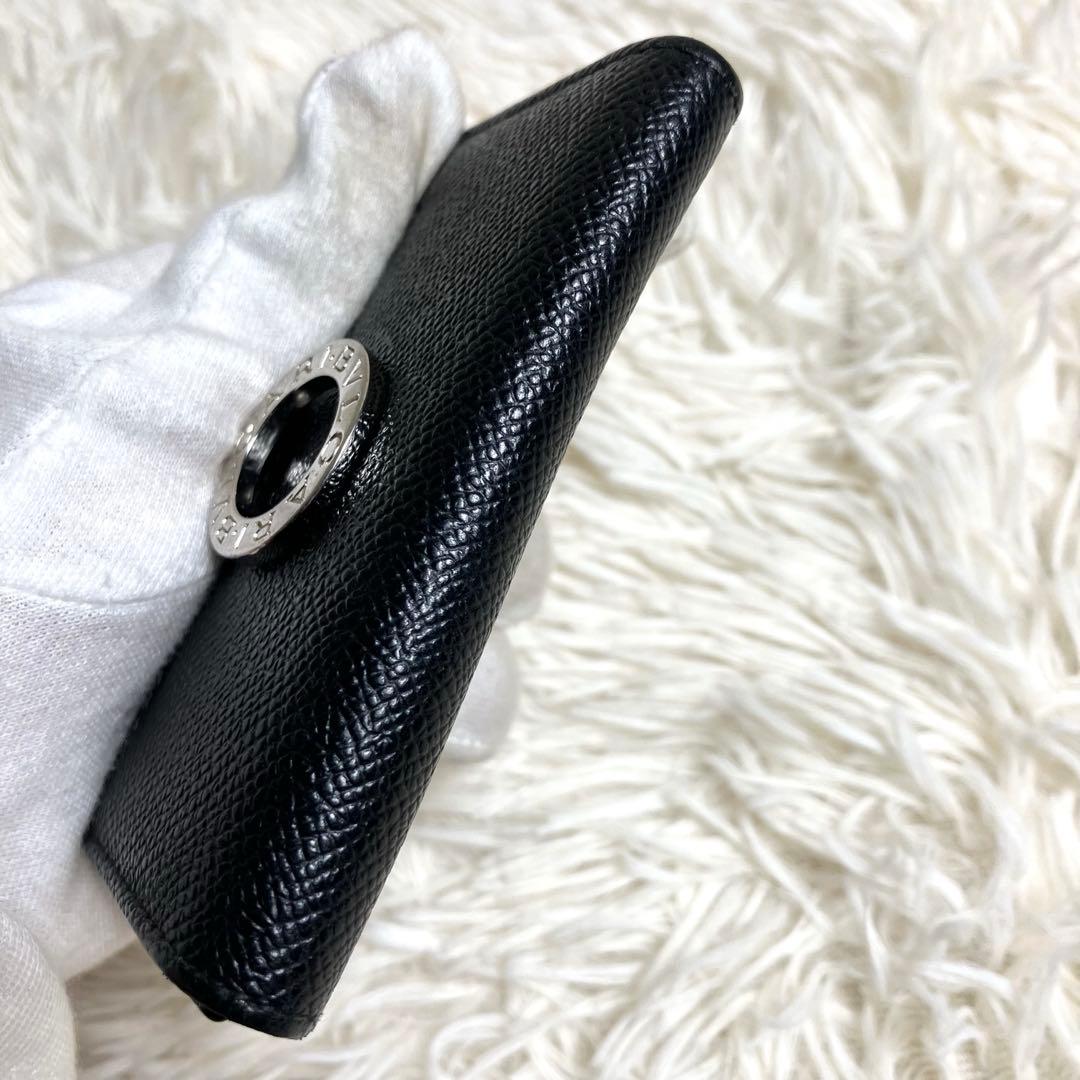 【良品】ブルガリ 6連キーケース ビーゼロワン レザーブラック