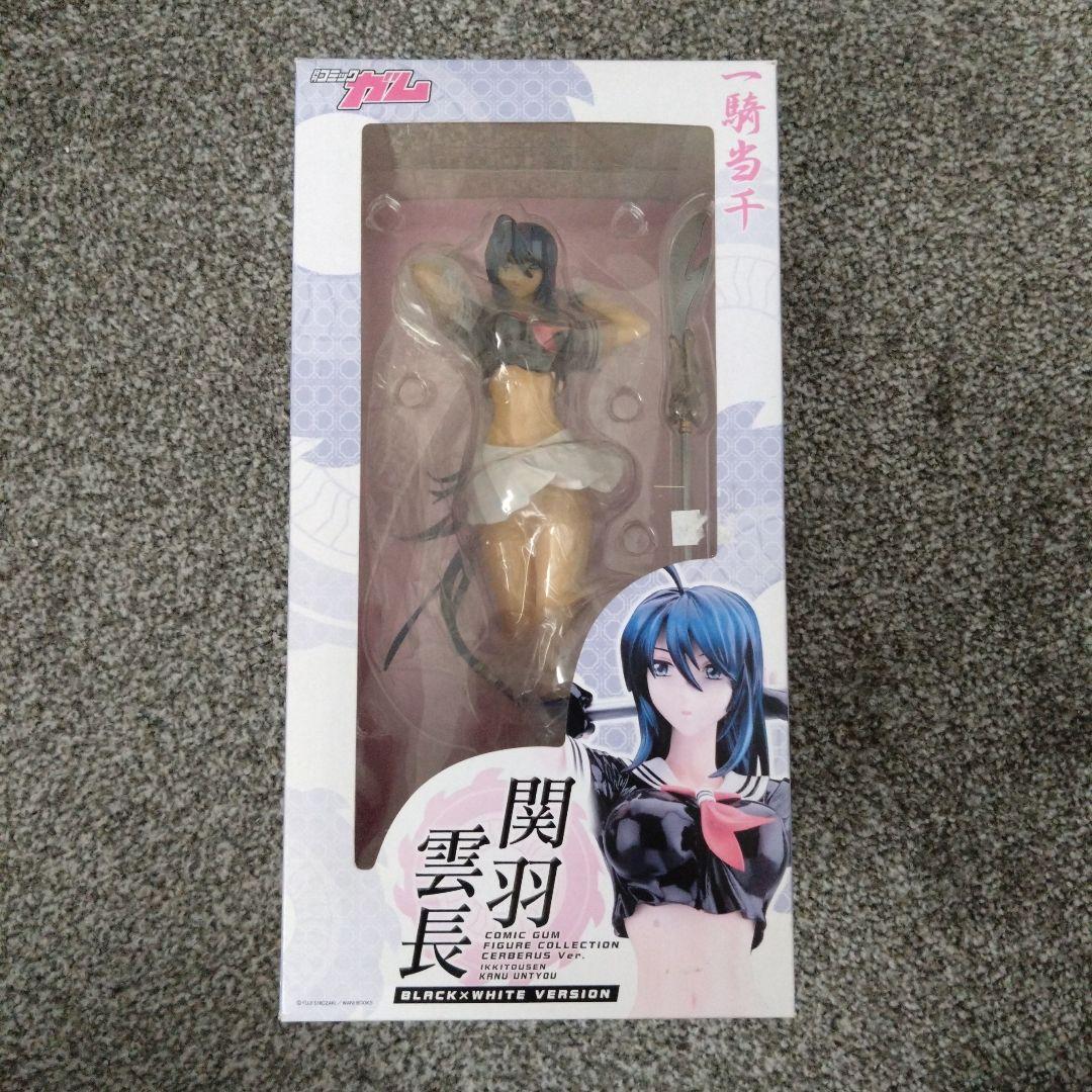 【新品未開封】一騎当千　関羽雲長　black×white　ver フィギュア