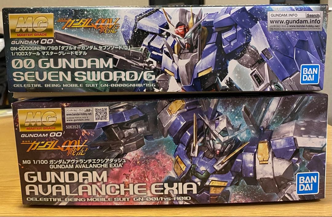 HG MG ダブルオーガンダム　ガンプラセット【最終値下げ1月23日まで出品】