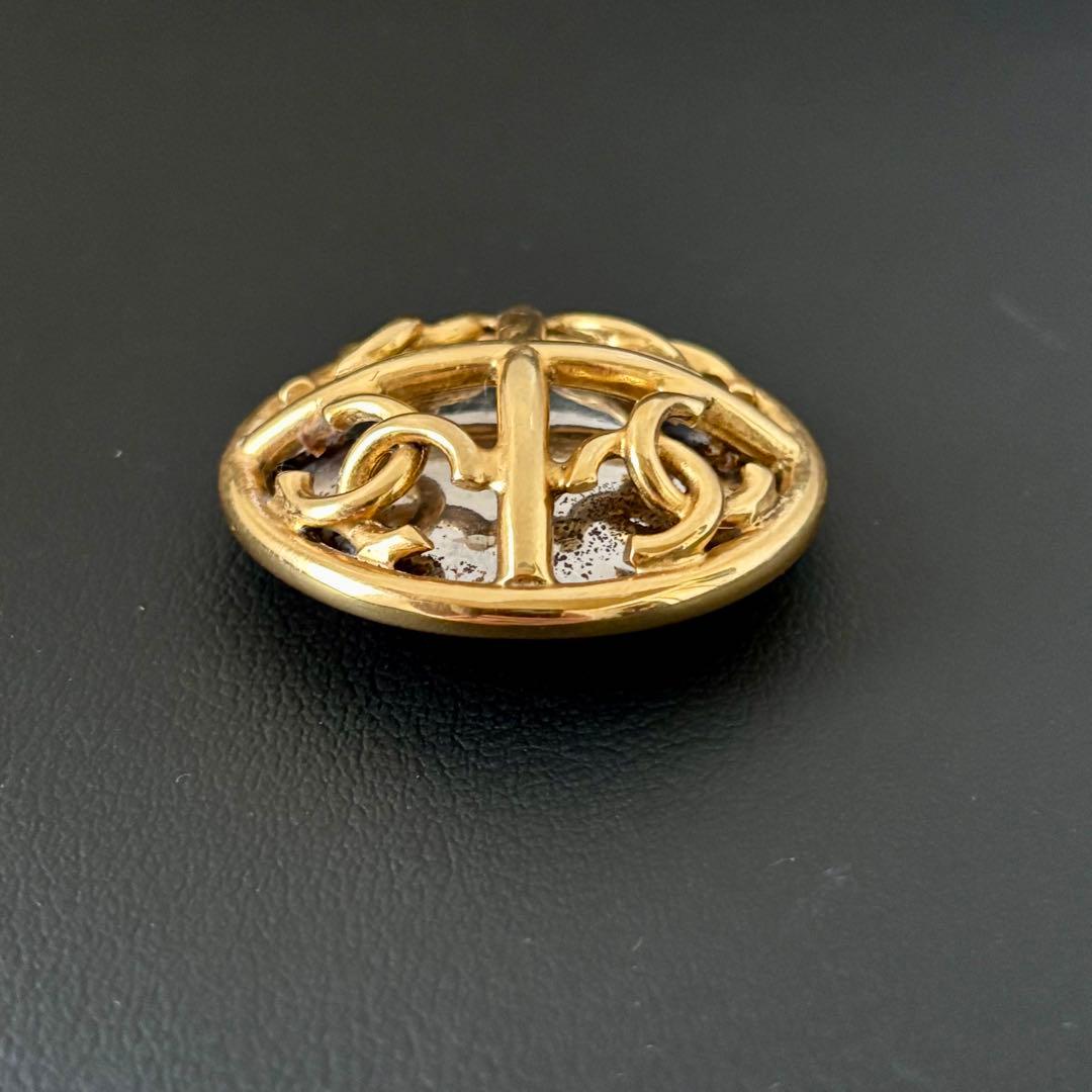 【シャネル】ブローチ ココマーク ミラー 93P 1272 ヴィンテージ