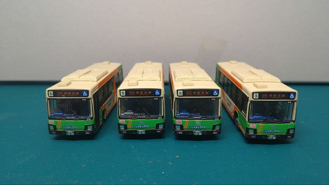 バスコレ都営バス　エルガ12台