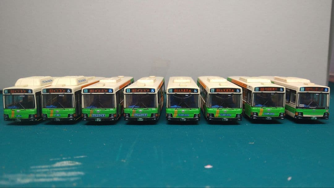 バスコレ都営バス　エルガ12台