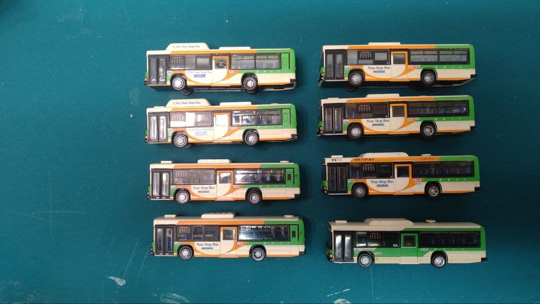 バスコレ都営バス　エルガ12台