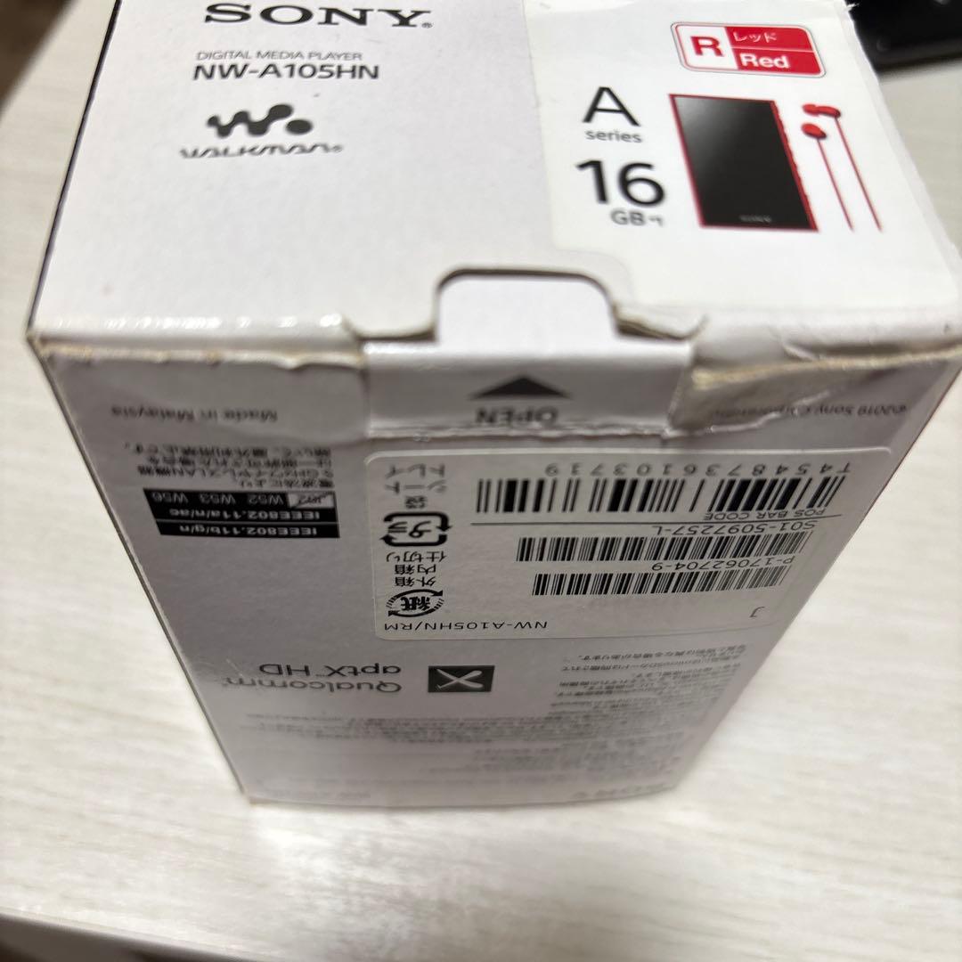 SONY ウォークマン NW-A105HNUSBケーブル付き 箱付き