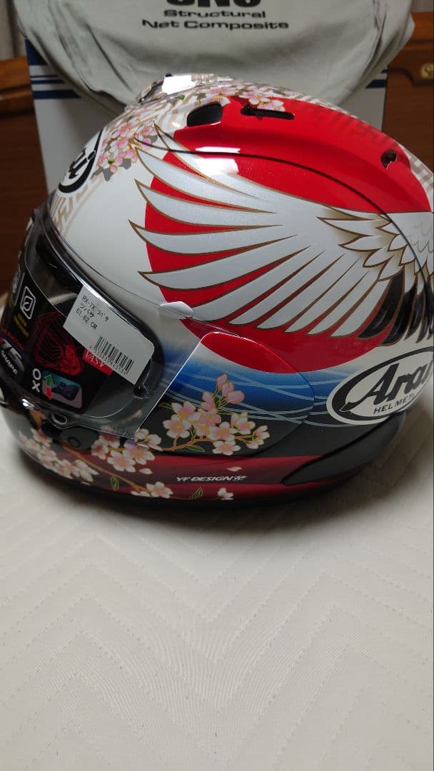 Arai RX-7X ツバサ　フルフェイスヘルメットXL 新品　オプション多数