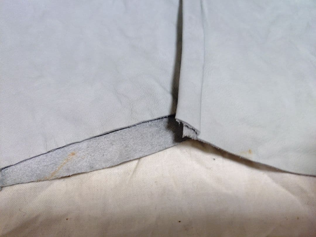 DEVOA レザーニットコンビネーショングローブ グレー