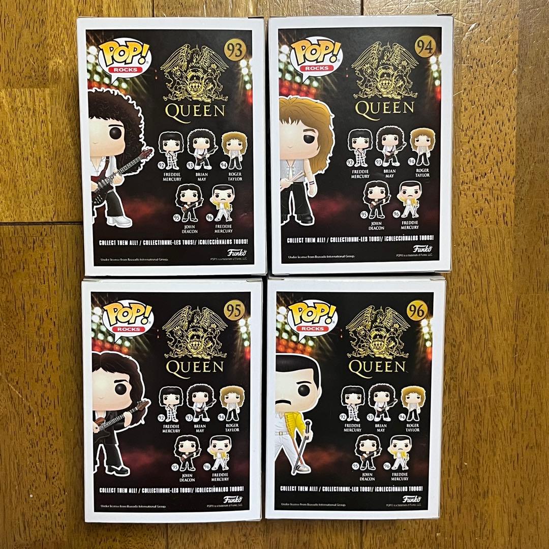 Queen POP! Rocks フィギュア4個セット