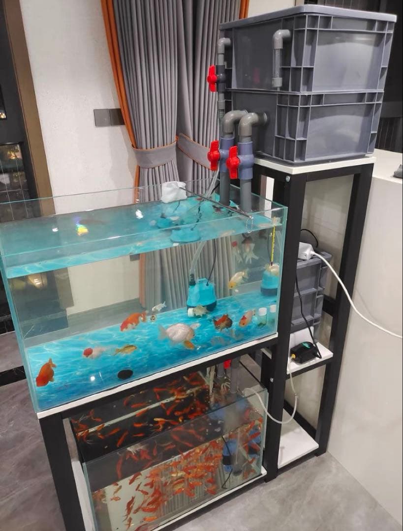 水中ポンプ25wホースマット付き大型水槽万能濾過装置濾過外部式濾過層送料込み