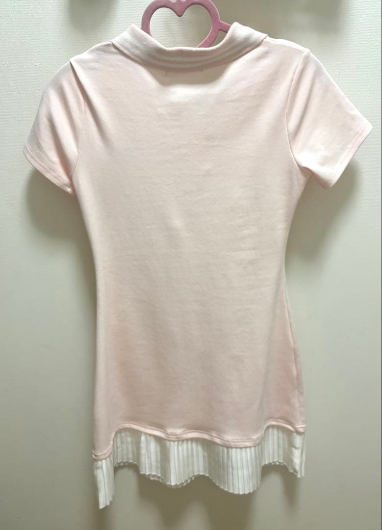 RoseMuse ロゼミューズ pleats polo one-piece