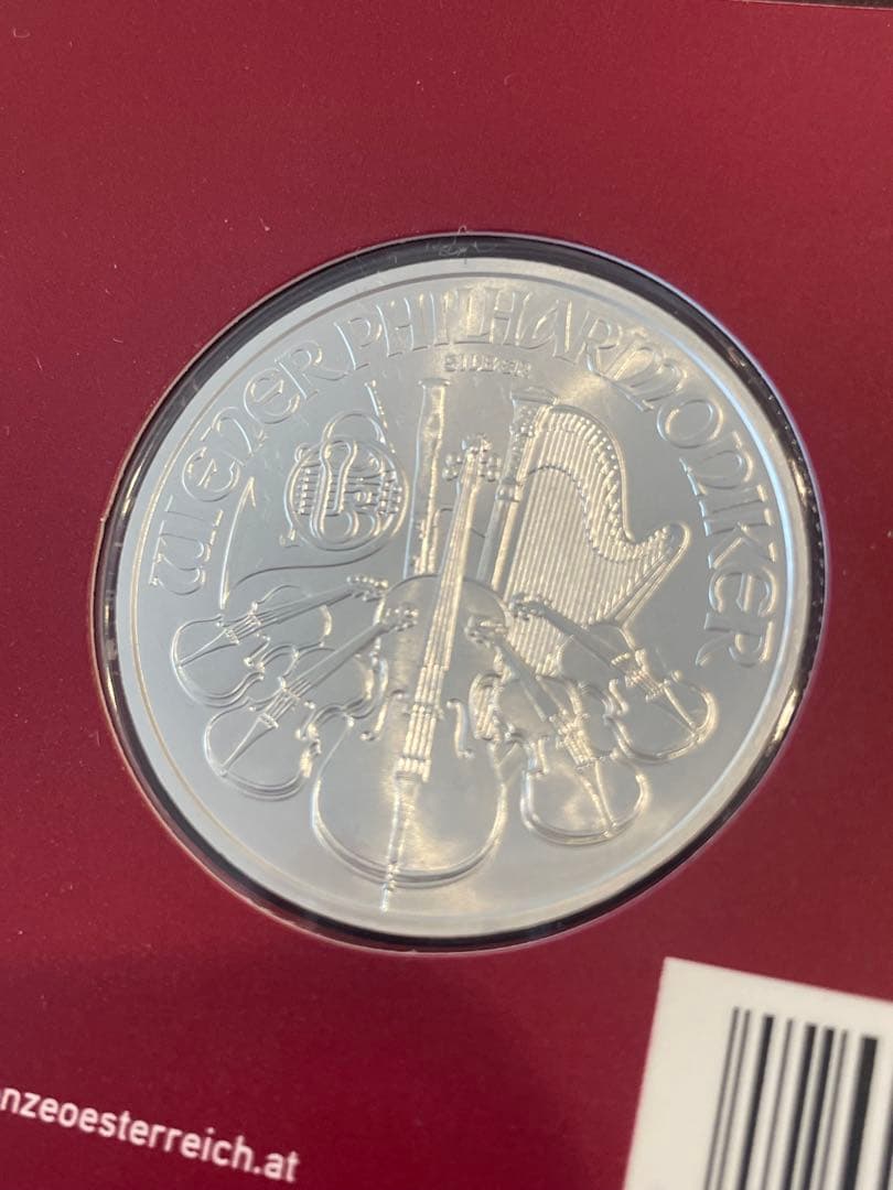 (12枚売り)ウィーンフィルハーモニー　銀貨