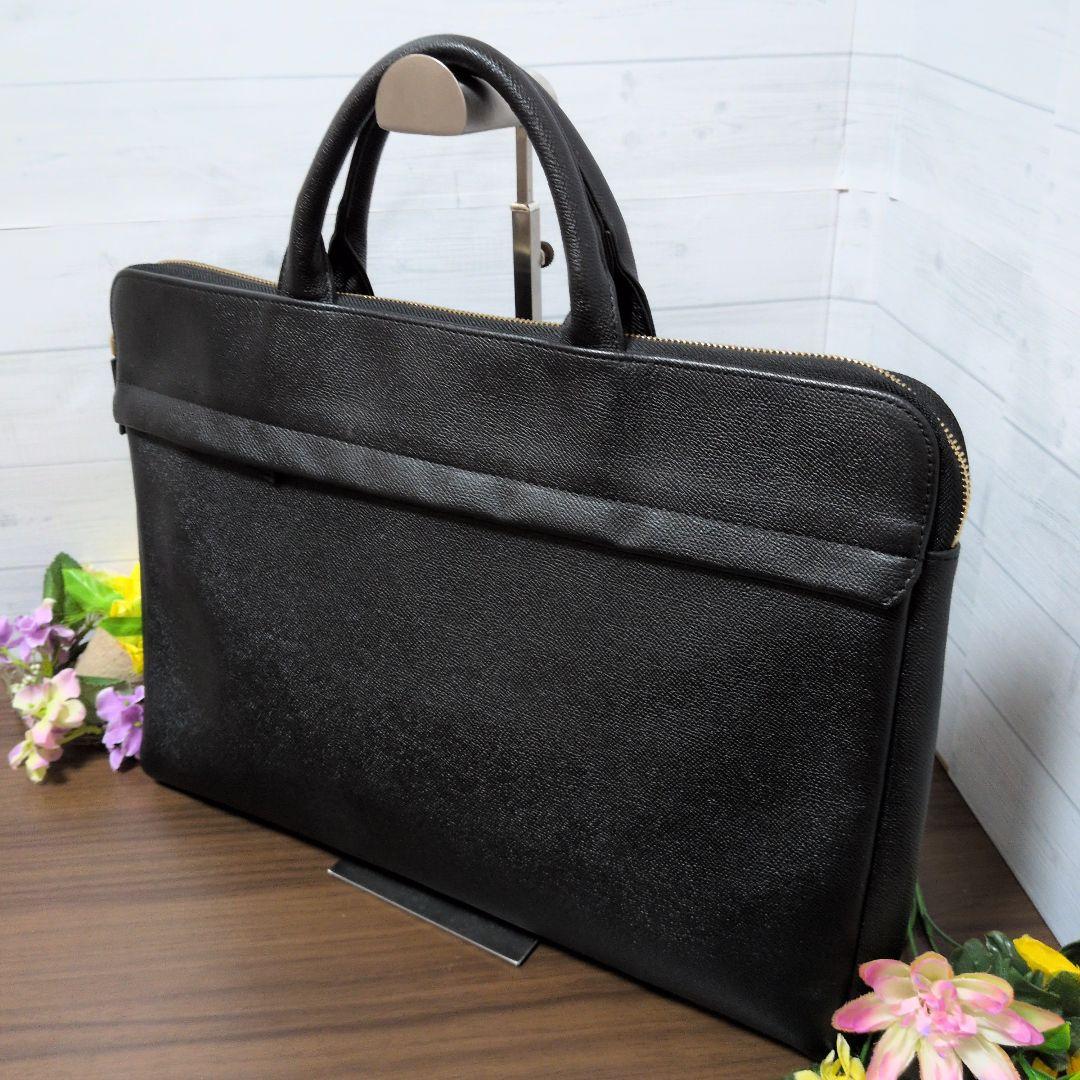 TRION　トライオン　ビジネスバッグ　ブリーフケース　薄マチ　極美品　メンズ