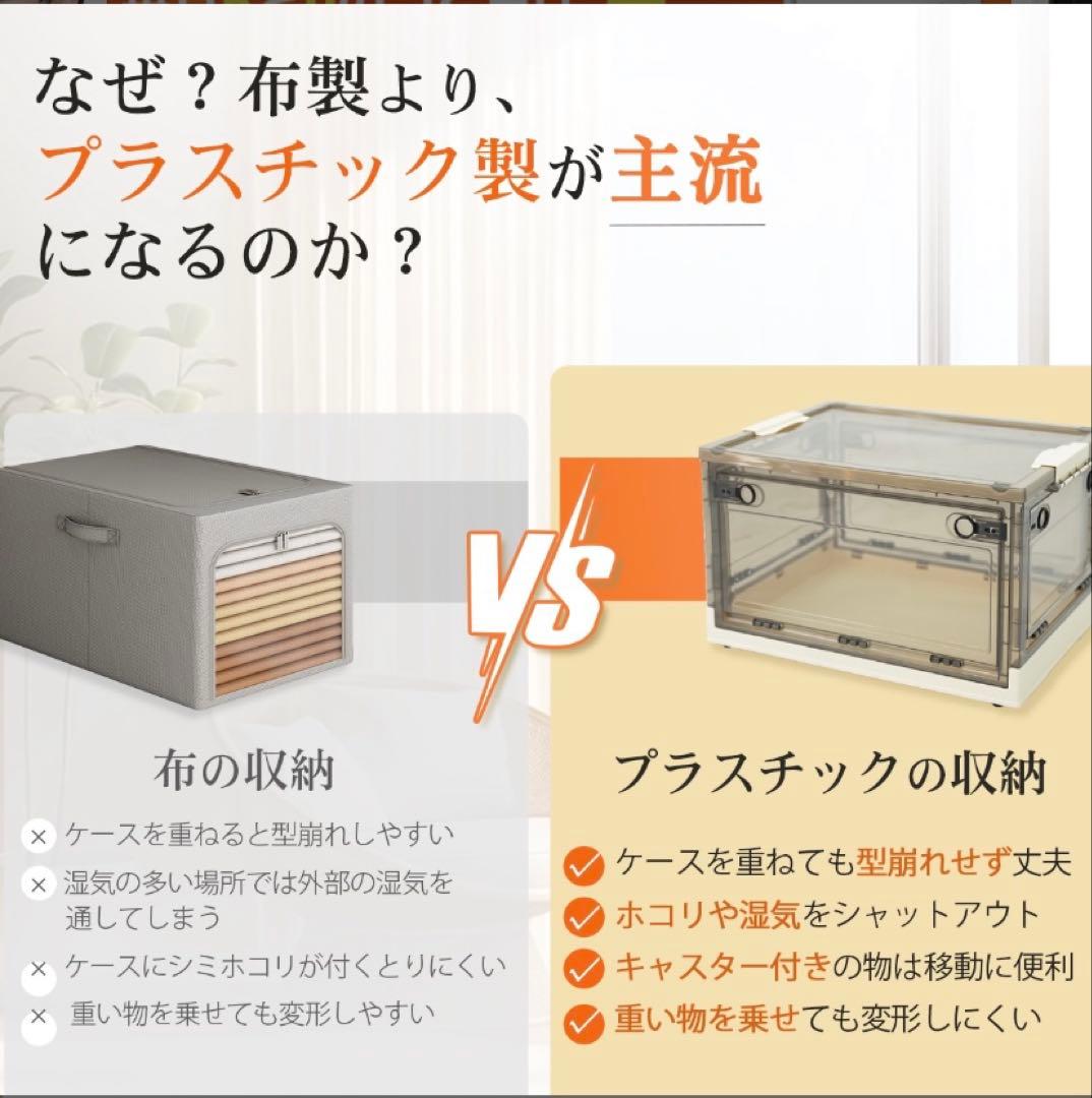 「とらじゃ」折り畳み収納ボックス コンテナボックス XXLブルー6個