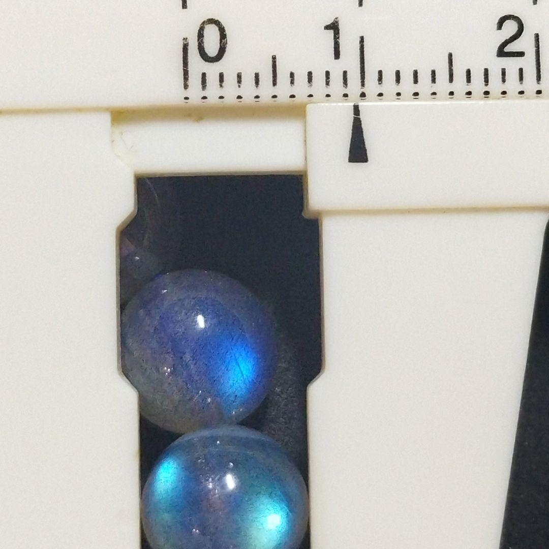 ★(かな！)リッチラブラドライト 9.5ミリ珠 ブレスレット①(SA+)