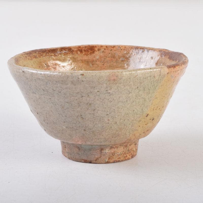 楽山窯　楽山焼　十一代　長岡空権造　出雲盃　共布共箱　V　8634