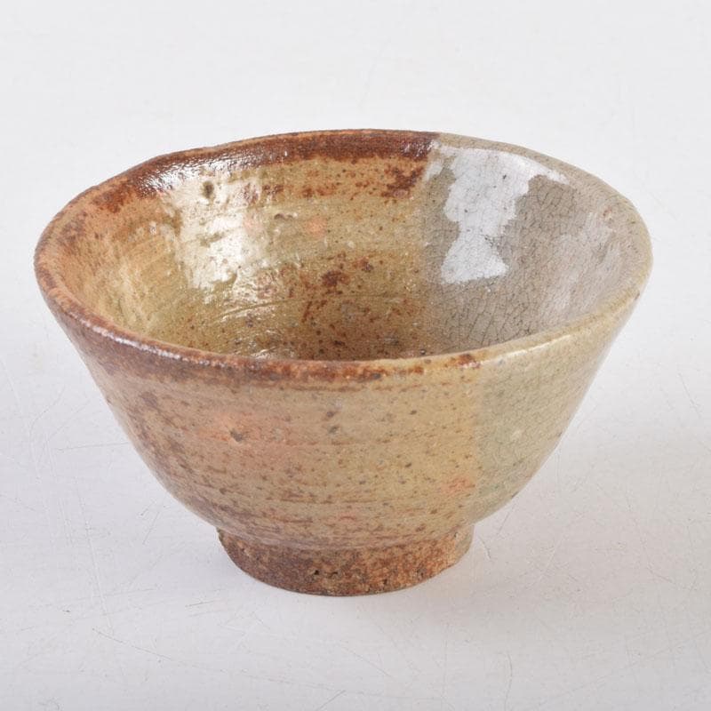 楽山窯　楽山焼　十一代　長岡空権造　出雲盃　共布共箱　V　8634