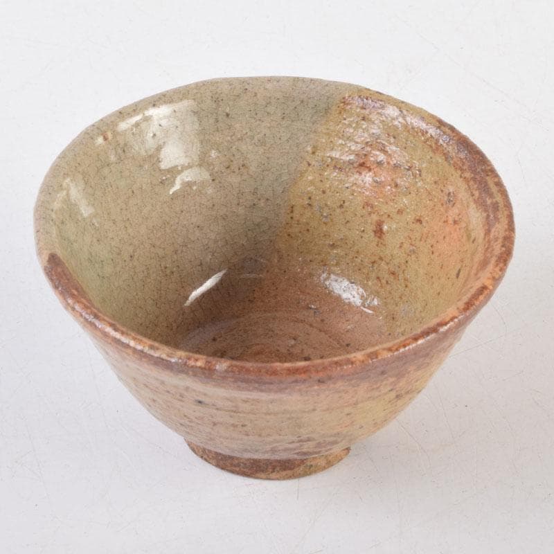 楽山窯　楽山焼　十一代　長岡空権造　出雲盃　共布共箱　V　8634