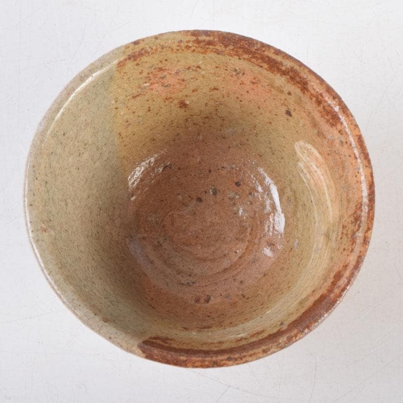 楽山窯　楽山焼　十一代　長岡空権造　出雲盃　共布共箱　V　8634