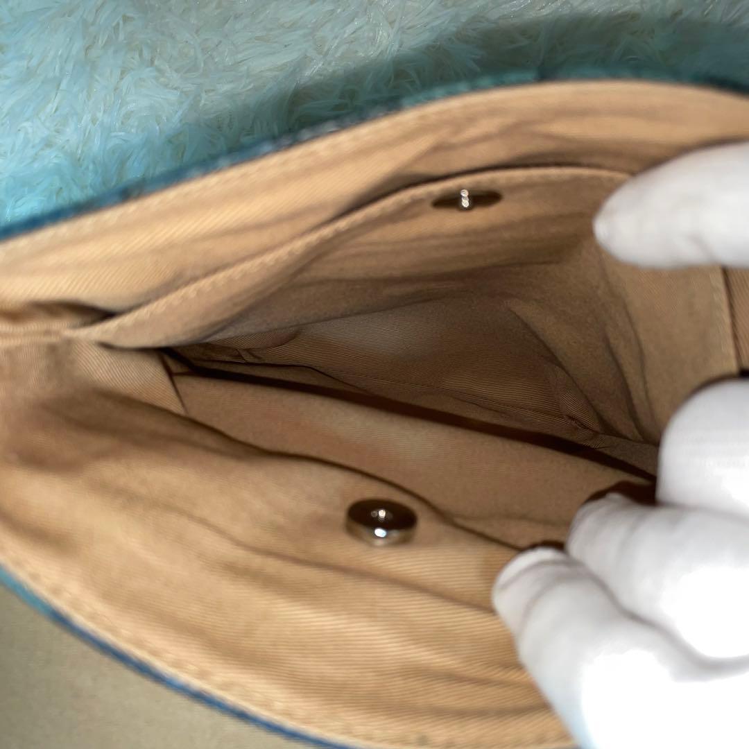 希少　美品　ラルフローレン　ショルダーバッグ　フラップ　チャーム　ワンショルダー