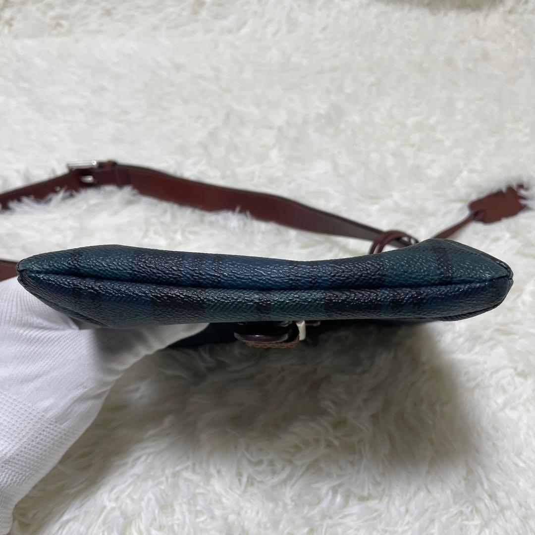 希少　美品　ラルフローレン　ショルダーバッグ　フラップ　チャーム　ワンショルダー