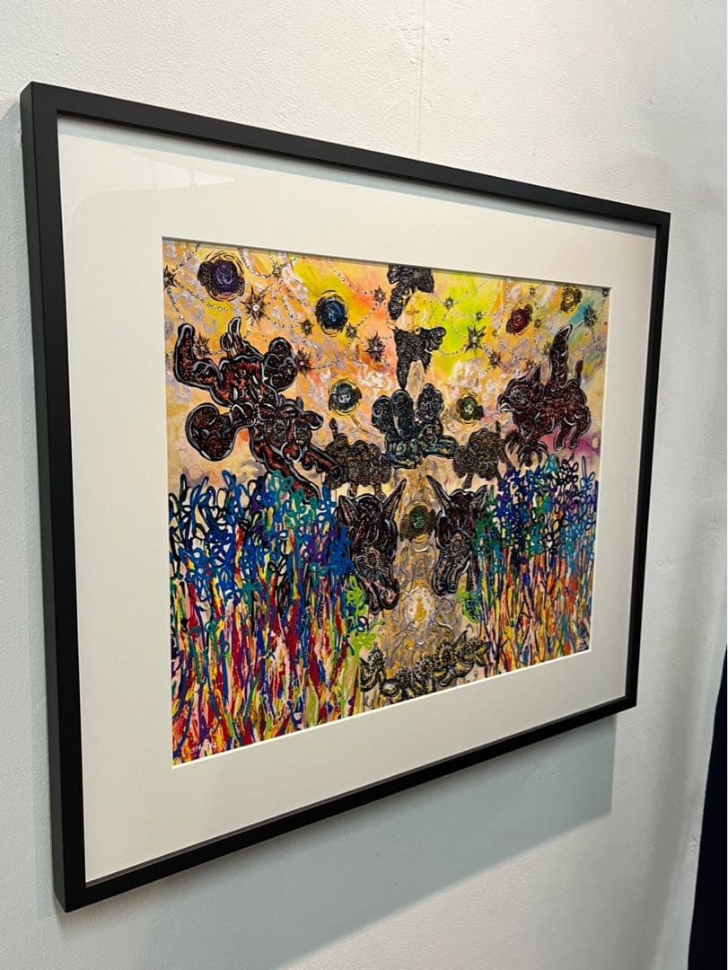 小松美羽　ネオシルクスクリーン