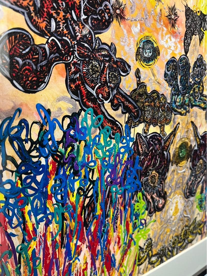 小松美羽　ネオシルクスクリーン