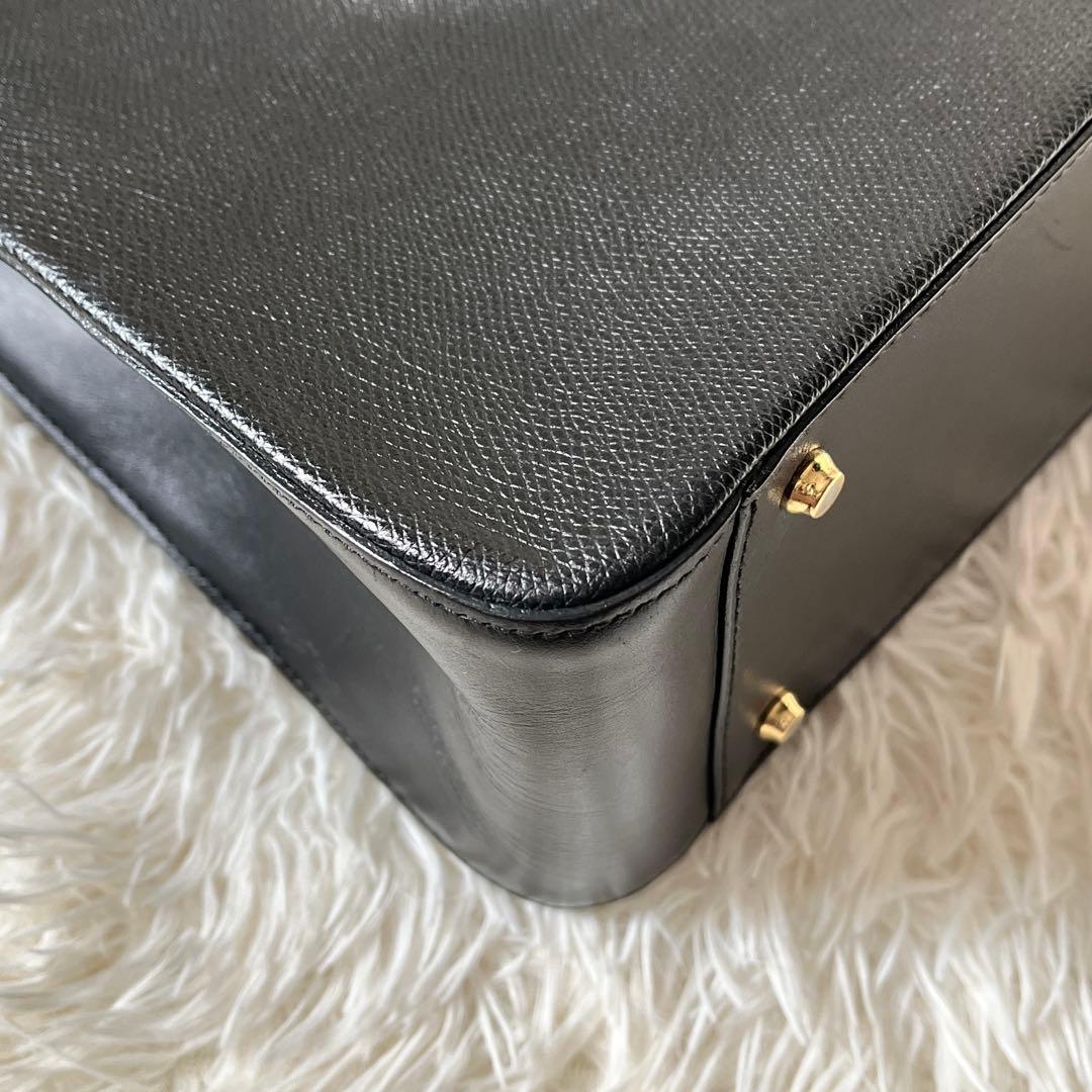 ⭐️未使用級⭐️　MORABITO　モラビト　M金具　ハンドバッグ　ブラック