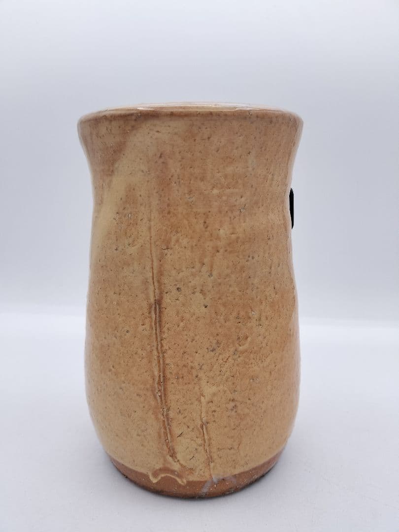 c277【新品・未使用】花入 萩掛 坂倉正治 木箱 茶道具