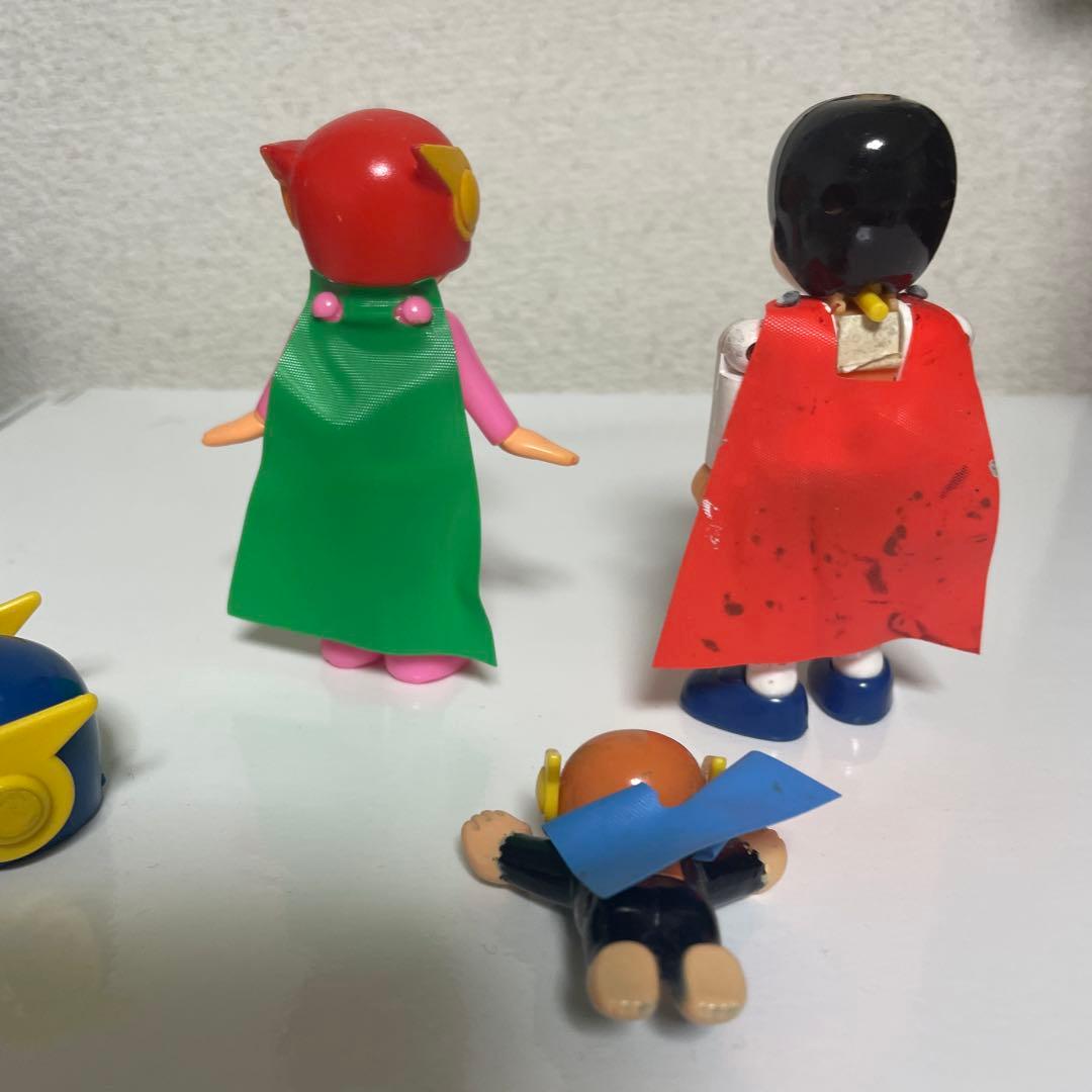 昭和レトロ　バンダイ　ヴィンテージ　超合金　グルグル　パーマン1号2号パー子3号