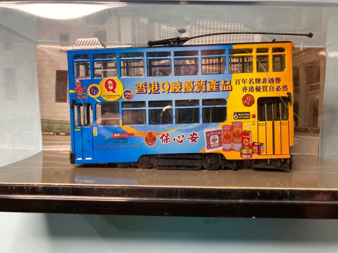 香港 2階建路面電車「保心安 香港百年名碑」模型1500台限定版（訳あり）