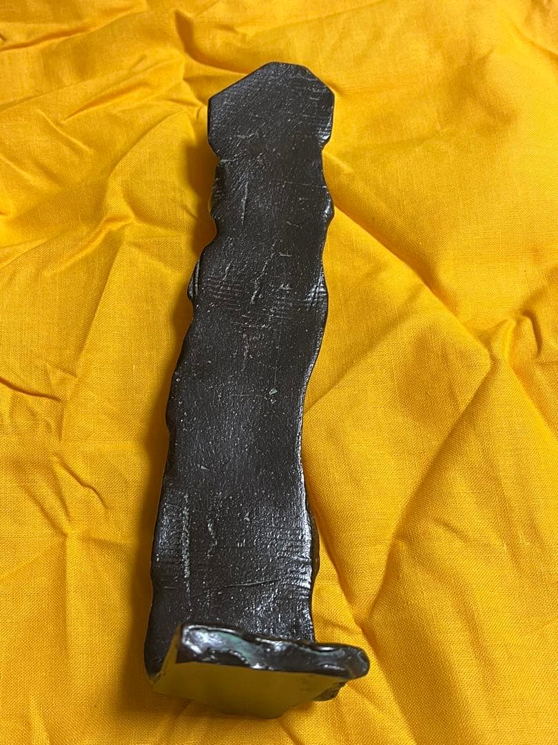 池田満寿夫　ブロンズ像　万葉人　置物