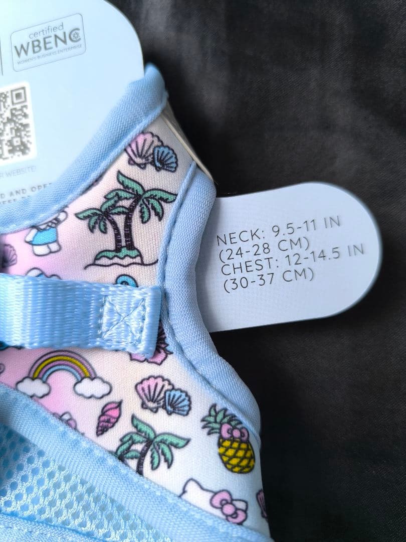 新品 SASSY MEOW サシーミャウ ハローキティ ハーネスXS リーシュ