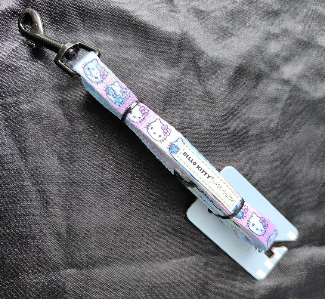 新品 SASSY MEOW サシーミャウ ハローキティ ハーネスXS リーシュ