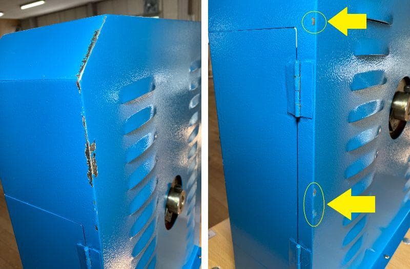 超強力穴あけ機　モデルNO　SMM-722-H型　レーザーマーカー付き