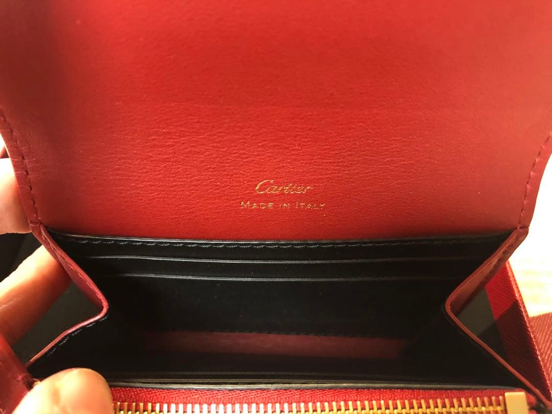 カルティエ ガーランド赤　財布
