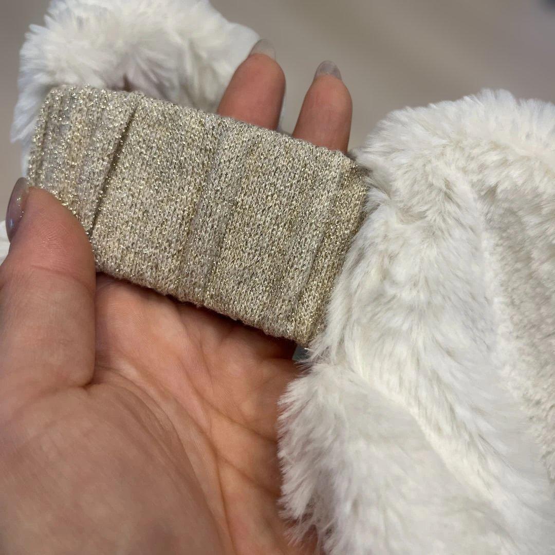 【美品】MARK & LONA マークアンドロナ★ベージュラメバイザー