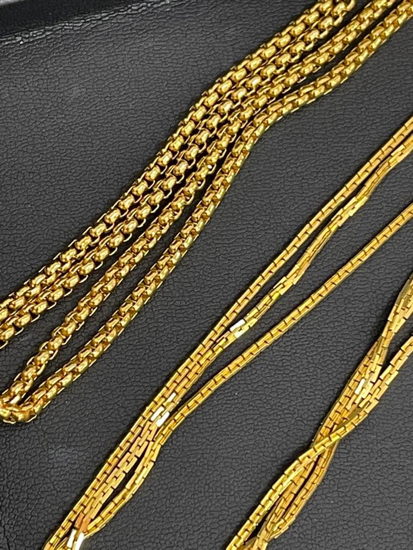 k18ゴールドモチーフネックレスセット