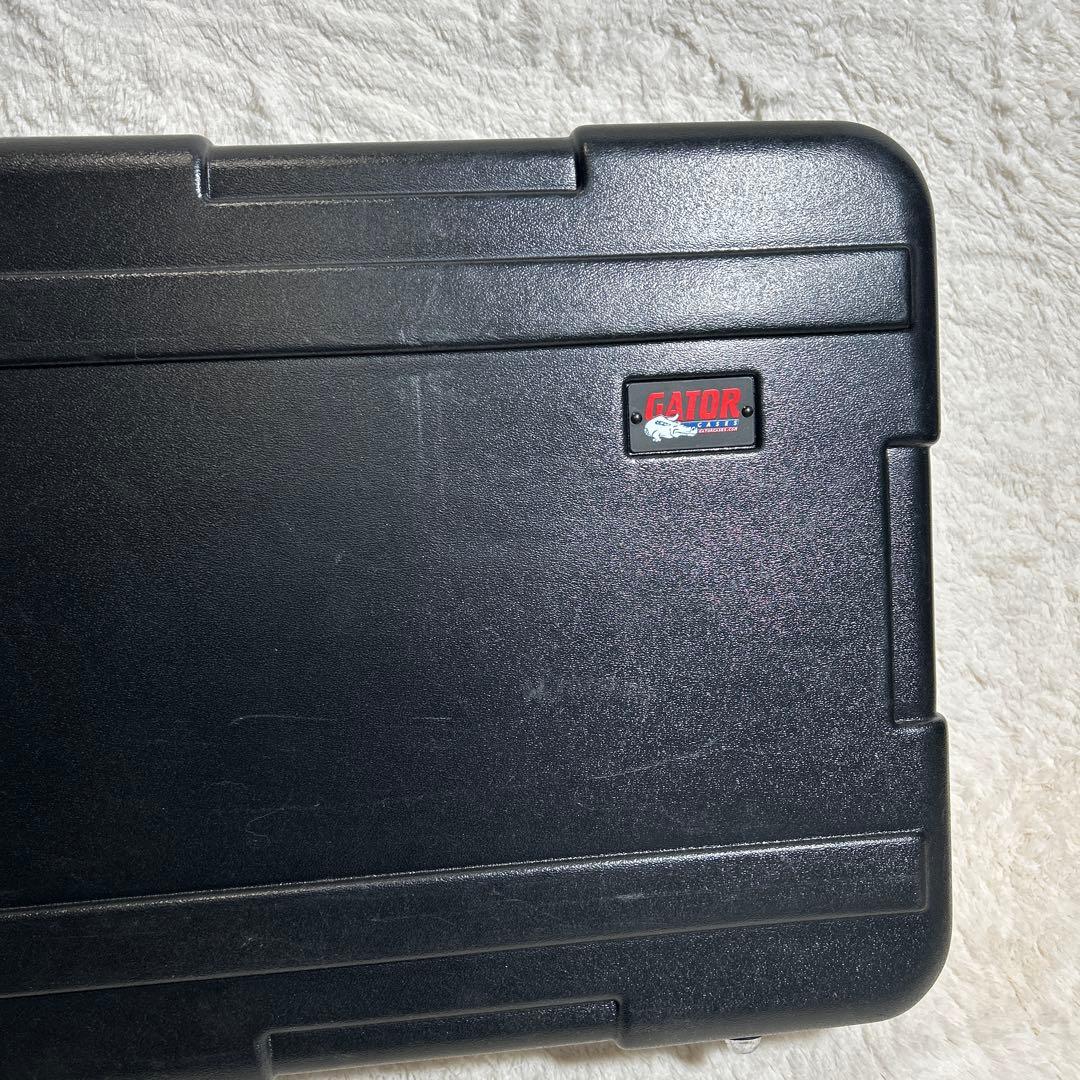 【美品】GATOR キーボードケース ハードケース ゲーター 鍵　キャスター付き