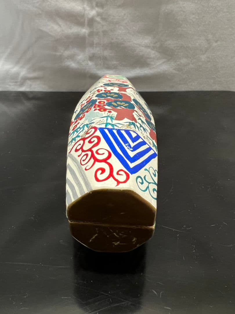 色絵 ぶりぶり香合 清閑寺窯 祥平造 茶道具