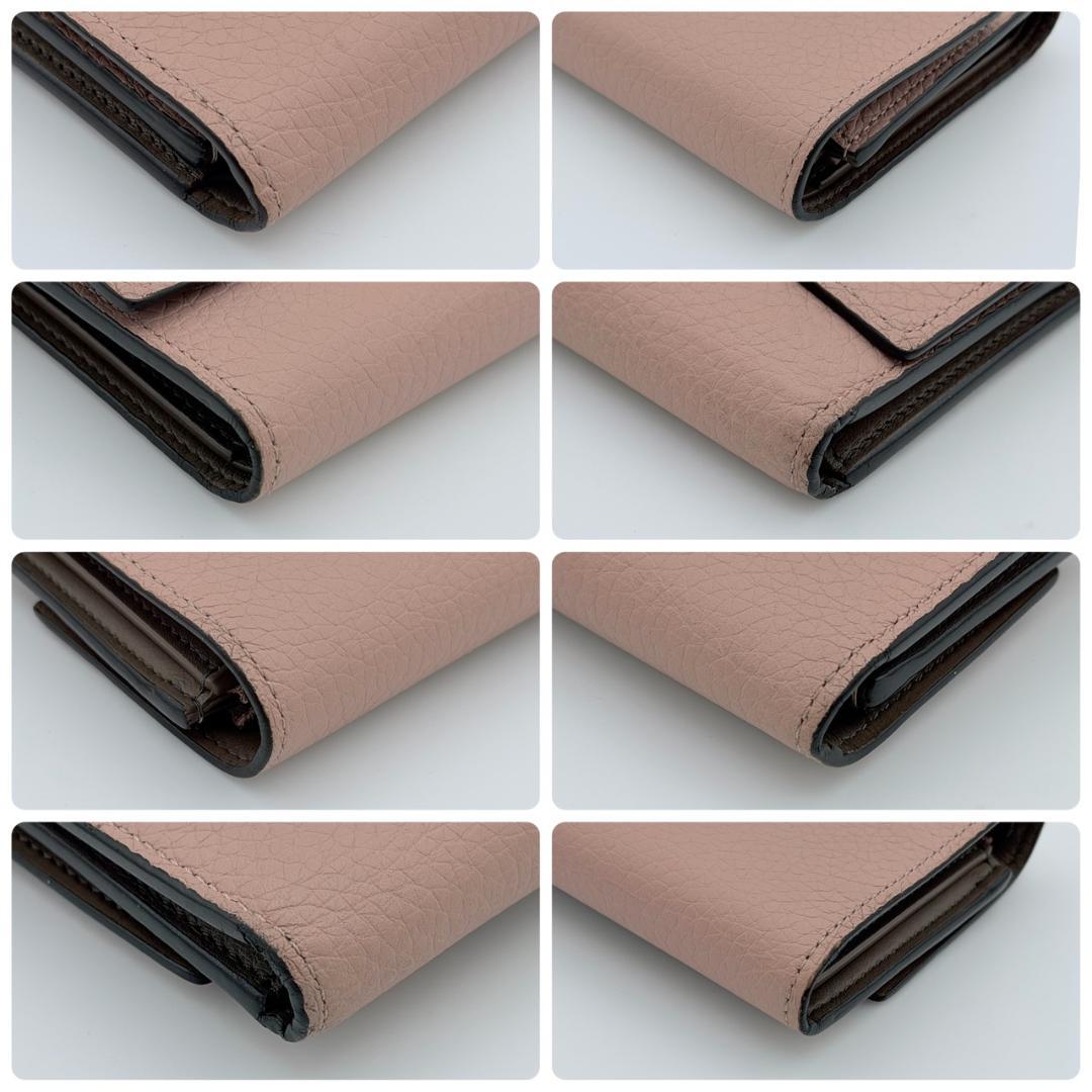 ルイヴィトン カプシーヌ コンパクト トリヨン 三つ折り財布 ピンク