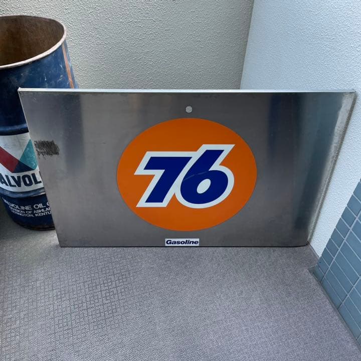 BIG大型ビンテージ　オイル会社76ガソリンスタンド看板実物　ロサンゼルス西海岸