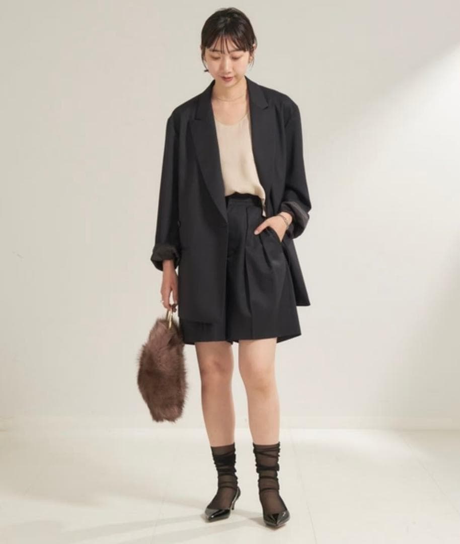 極美品 Plage SOFT WOOL ダブル ジャケット