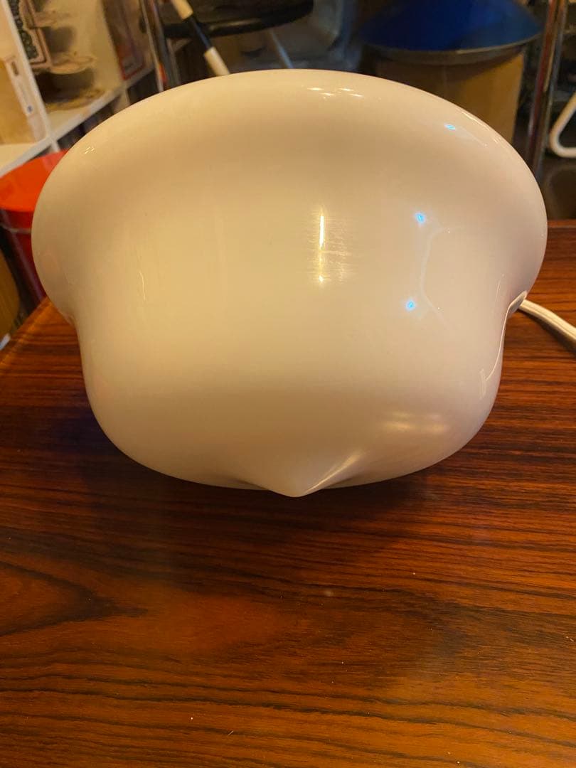 昭和レトロ　ペンダントライト　電笠　ミルクガラス照明　昭和初期